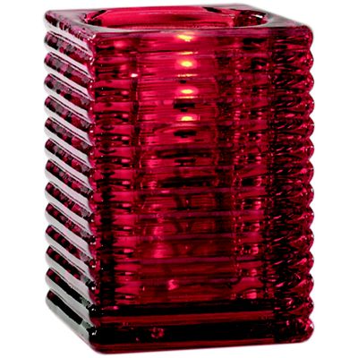 Casual Candle Lamp Kelly Red, 4''H