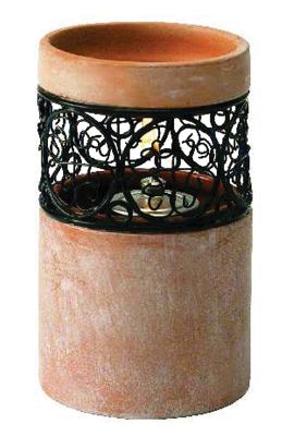 Casual Candle Lamp Terra Cotta, 4-1/2''H