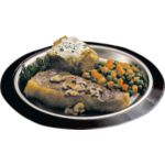Steak Platter Set Round, 9-1/2 diameter Ea - STOCKED ITEM