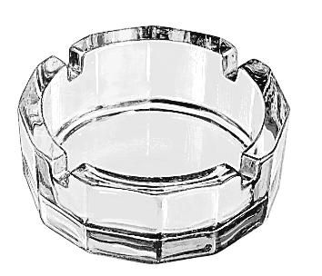 Gibraltar Round Ashtray 4'', 36 per case