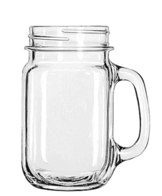 Plain Drinking Jar 16 oz., 12 per case