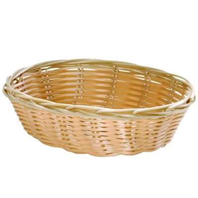Rattan Basket, Oval, 7''x 5'' x2'', 12 per case.