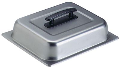 Stainless Steel Dome Cover Half Size, 3-3/4''H