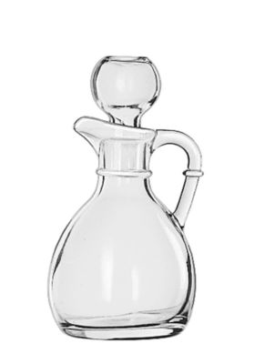 Condiment Cruets with Lid 6 oz., 12 per case