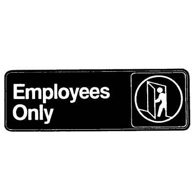 Employees Only Signs - STOCKED ITEM