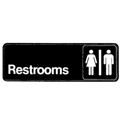Restrooms Signs - STOCKED ITEM
