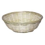 Natural Woven Baskets, Bamboo, Round, 8'' diameter x 3'' H, 12 per case.