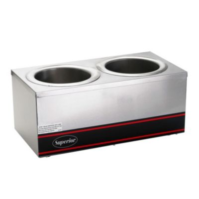 Superior Twin Well Warmer, 8 Quart Total Capacity