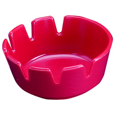 Ashtray 4'' Traditional 1 Dozen Red 1 Dozen