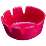 Ashtray 4 Traditional 1 Dozen Red 1 Dozen - STOCKED ITEM