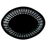 Jumbo Oval Basket Black 11-3/4 x 8-7/8 x 1-7/8H Black - STOCKED ITEM