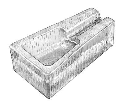 Glass Cigar Ashtray 4'' x 7''