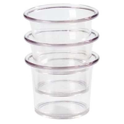 Sauce Cup 2-3/4 oz. Clear 1 124 per case