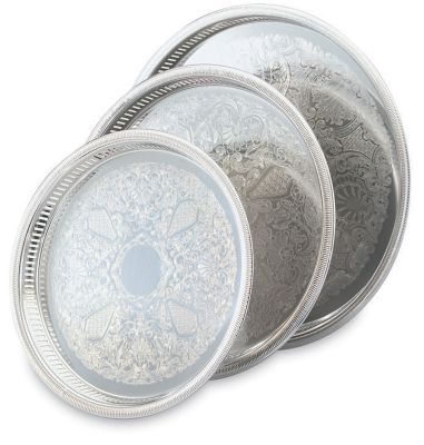 Elegant Reflections Tray Round Gallery, 13''
