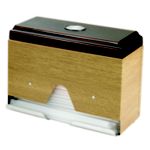 Traex Oak Single Sided Straw Dispenser, Holds 250 Bulk (WAS $68.99)