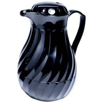 Swirl Beverage Server Insulated 42 oz. Black