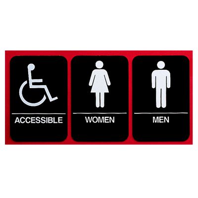 Accessible Sign Ada 6x9 - STOCKED ITEM