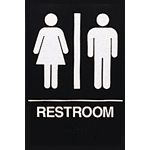 Restroom Sign Ada 6x9