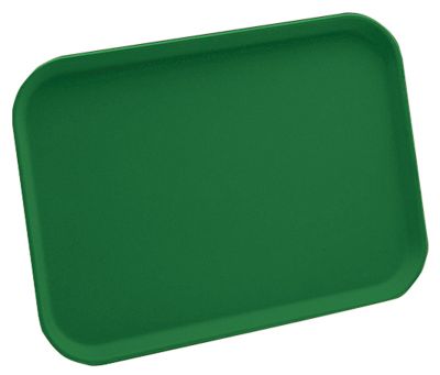 Fast Food Tray Green 10'' x 14''
