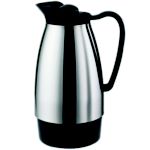 Classic Glass Carafe 1 Liter Stainless/Black - STOCKED ITEM