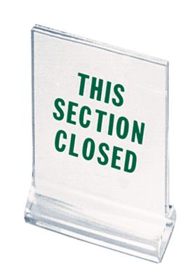 Clear Acrylic Table Display Single 4'' w x 5'' H