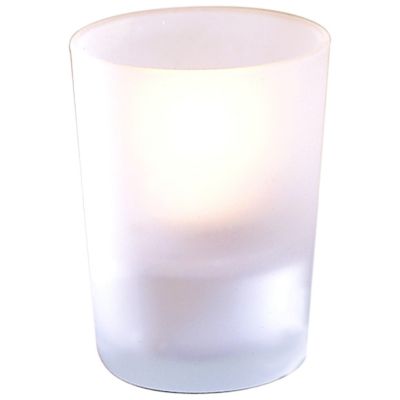 Tall Votive, Frosted Glass, 12 per case