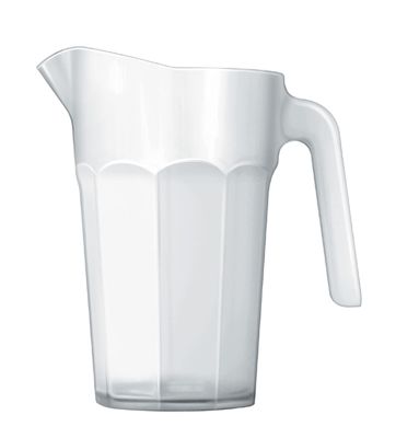 Satin Gibraltar Clear Plastic Pitcher 60 oz.