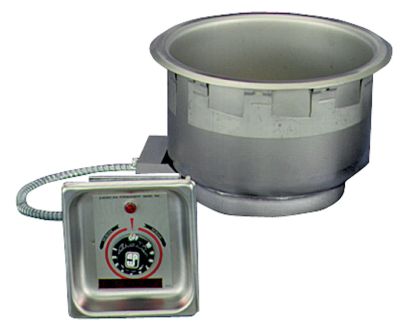 APW Hot Food Wells Round Warmers - 11 Qt