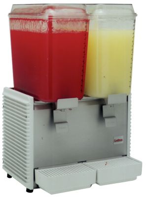 Crathco Cold Beverage Dispenser Double 5 gallon bowls