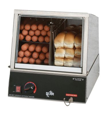 Star Hot Dog Steamer & Bun Warmer