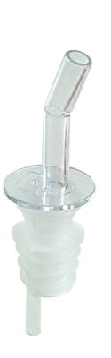 Whiskey Flow Pourers Clear Spout Without Collar, 12 per bag