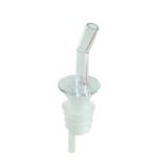 Whiskey Flow Pourers Clear Spout Without Collar, 12 per bag - STOCKED ITEM