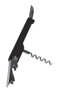 Corkscrew Waiter's/Black Plastic