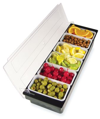 Garnish Dispenser Six PintSize Inserts