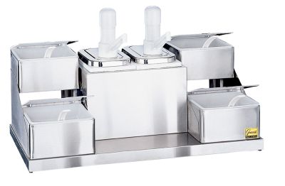 Self Service Condiment Center 4 Tray 22-1/2'' W