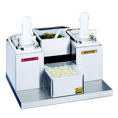 Self Service Condiment Center 2 Tray 16-3/4'' W