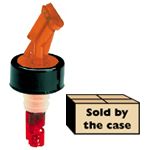 Liquor Pourer Red Spout With Flip Top Dust Cap 1 oz.