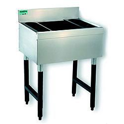 Supreme Cocktail Units/Ice Bin Challenger 21'' Deep 100 lb. Ice Capacity 24''L Bin