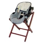 Infant Carrier Stand Mahogany - STOCKED ITEM