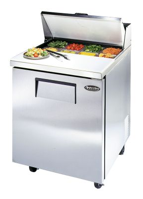 Superior Sandwich Prep Table, 27'' 6.5 cu.ft.
