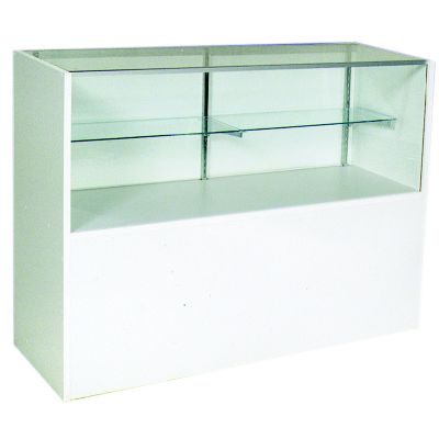 Half Vision Showcase, 18'' D x 48''L, Specify Standard Laminates