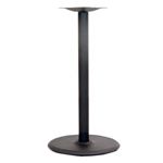 Bar Height Base No Footrest For Tops 30''-36'', 22'' Round base plate