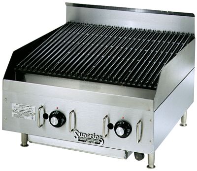 Superior Natural Lava Rock Broiler, 15''W