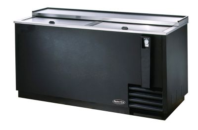 Superior Fast Cooling Bottle Cooler, 65'' W, Black