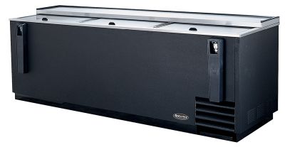Superior Fast Cooling Bottle Cooler 95'' W, Black