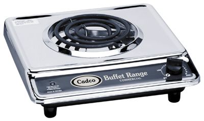 Cadco Electric Buffet Range Single, 1100 Watts
