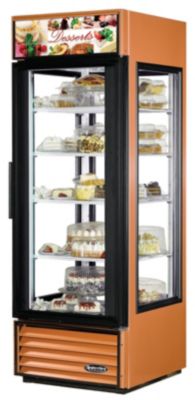 Superior Four Sided Glass Dessert Case 23.0 cu.ft., Copper Finish