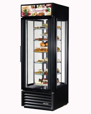 Superior Four Sided Glass Dessert Case 23.0 cu.ft. with Rotating Shelves