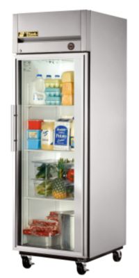 True Top Mount Glass Door Refrigerator 24.0 cu.ft.