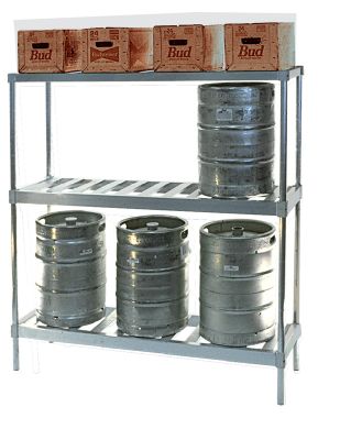 Keg Stacker Holds 6 Kegs, 60''W